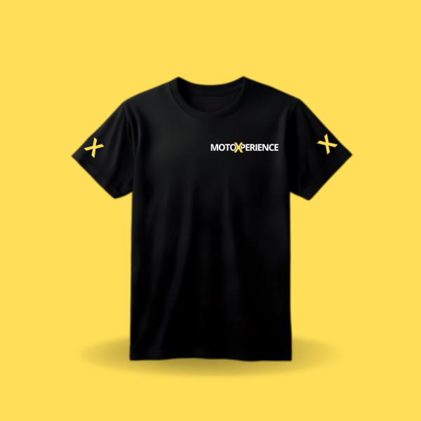 Remera MotoXperience - Negra - (Modelo T3_2024)