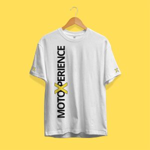 Remera MotoXperience - Blanca - (Modelo T1_2025)