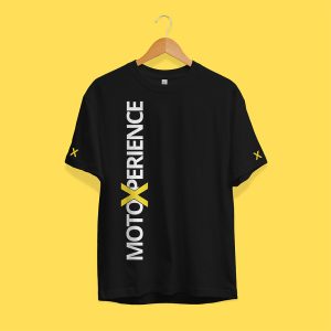 Remera MotoXperience - Negra - (Modelo T1_2025)
