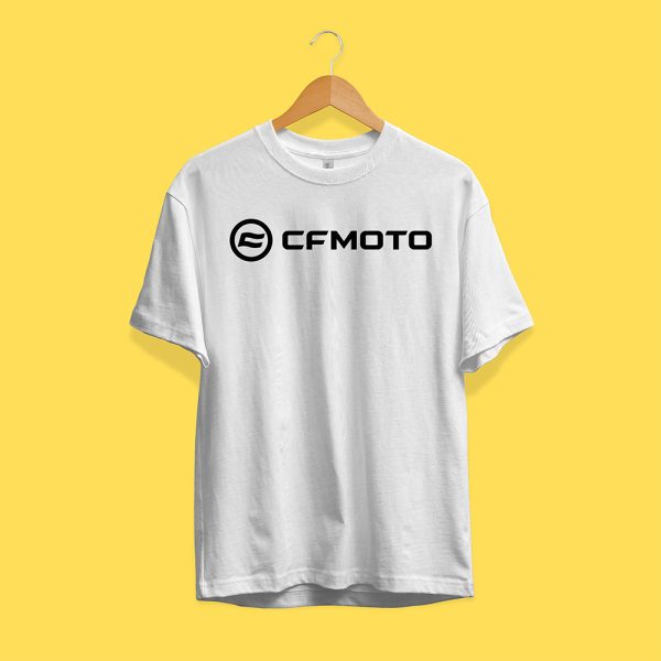 Remera CFMOTO - Blanca - (Modelo T1_2025)