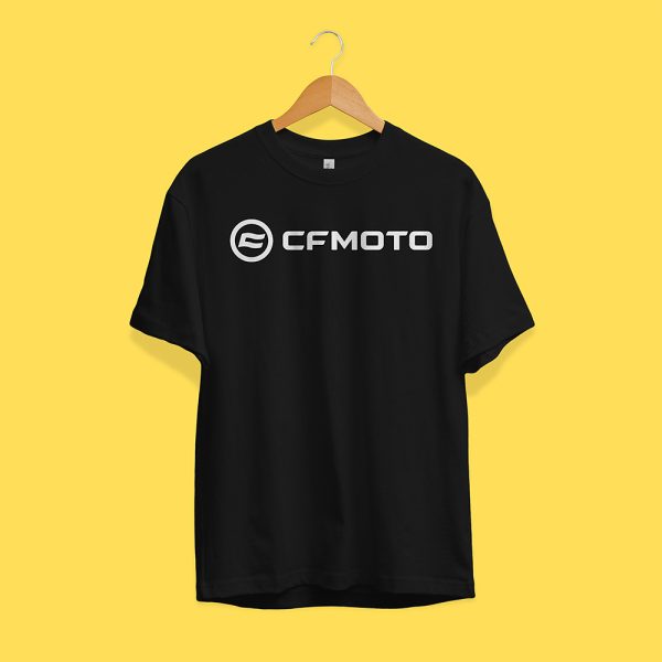 Remera CFMOTO - Negra - (Modelo T1_2025)