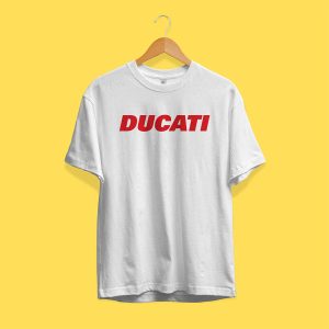 Remera Ducati - Blanca - (Modelo T1_2025)