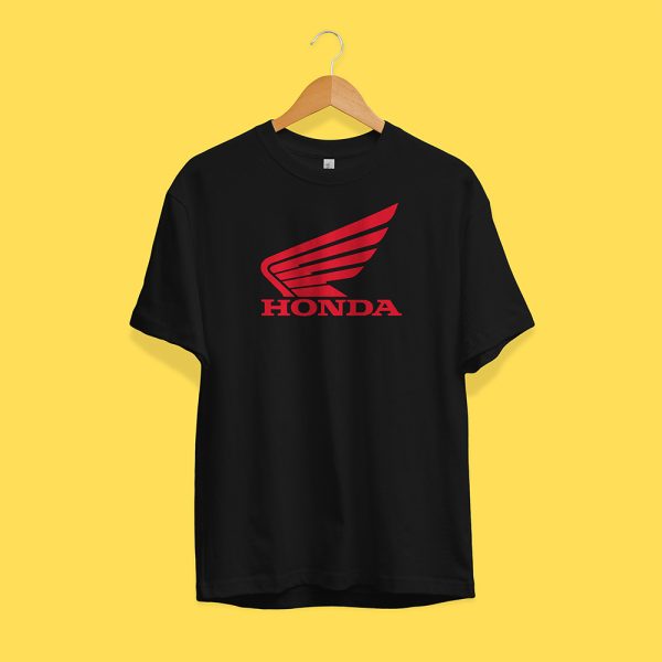 Remera Honda - Negra - (Modelo T1_2025)