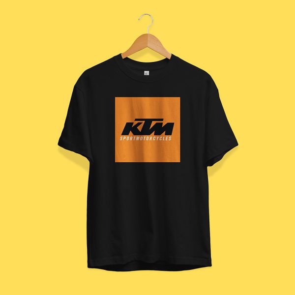 Remera KTM - Negra - (Modelo T1_2025)