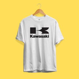 Remera Kawasaki - Blanca/Negra - (Modelo T1_2025)