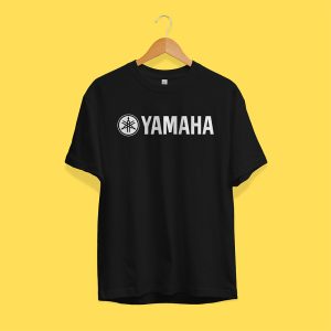 Remera Yamaha - Negra - (Modelo T1_2025)